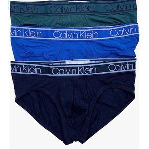 Calvin Klein Men's Ultimate Comfort Bamboo Viscose Hip Briefs 3-Pack SZL